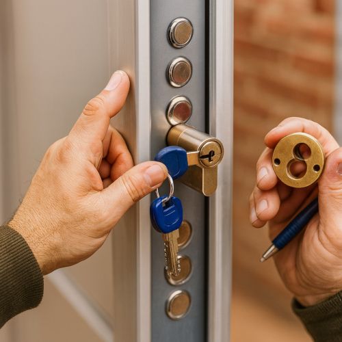 Immagine del servizio fabbro per cambiare serratura blindata e cilindro